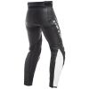 Dainese ASSEN LADY dámské kožené kalhoty černé/bílé vel.40